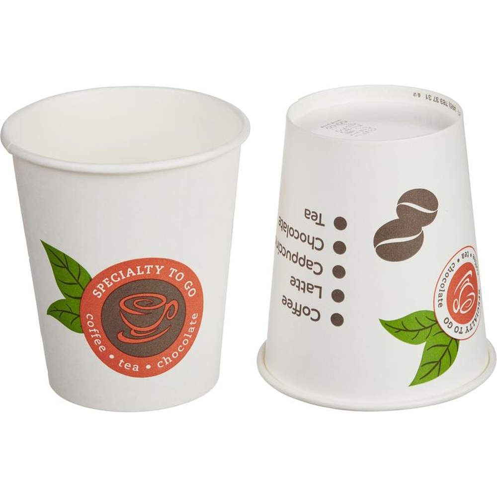 Бумажный Стакан "COFFE FLOWER" 165мл 1000шт/кор