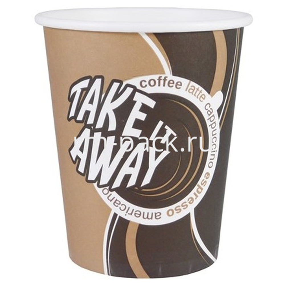 Бумажный Стакан Coffee  (Лига Пак) 350мл 1000шт/кор