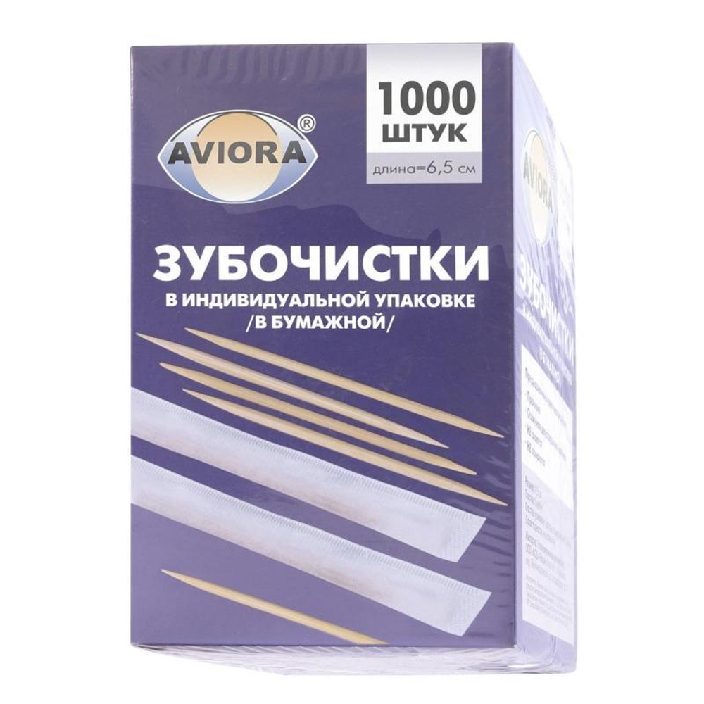Зубочистка в индивидуальной Полиэтилен-упаковке 1000шт/упак 30упак/кор арт400-008