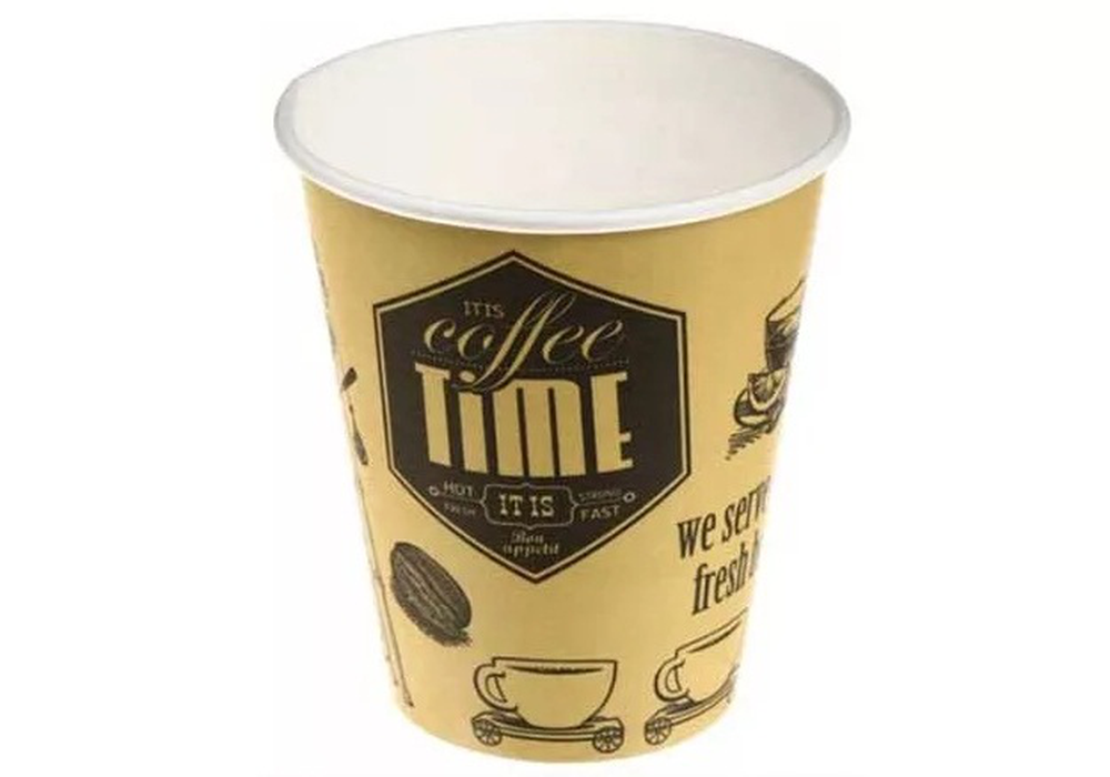Бумажный Стакан Coffe Time (Лига Пак) 165мл 2000шткор